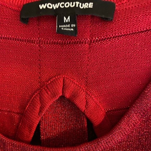 Red Mini Dress - Picture 4 of 4